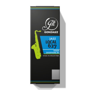 Caixa de 5 palhetas GONZALEZ Jazz Local 627 para Saxofone Tenor